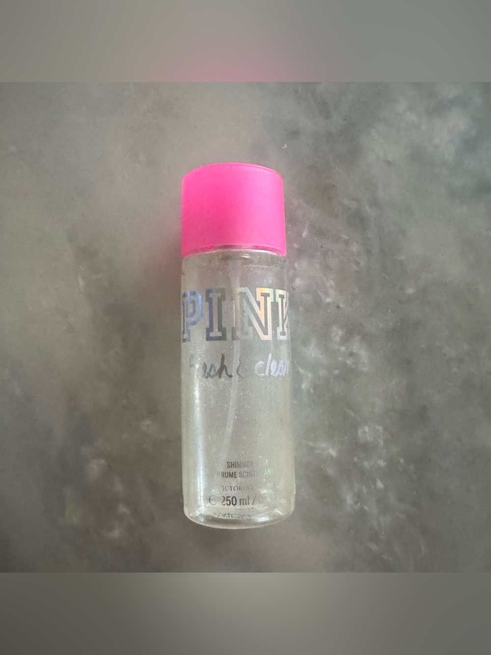 Victoria's Secret PINK Fresh & Clean Shimmer Body Mist 80% Full